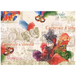 Serwetka -438- Wenecja, maski